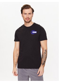 Puma Koszulka techniczna Graphic 523237 Czarny Regular Fit ze sklepu MODIVO w kategorii T-shirty męskie - zdjęcie 168520079