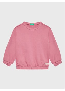 United Colors Of Benetton Bluza 3QLAG104L Różowy Regular Fit ze sklepu MODIVO w kategorii Bluzy dziewczęce - zdjęcie 168520326