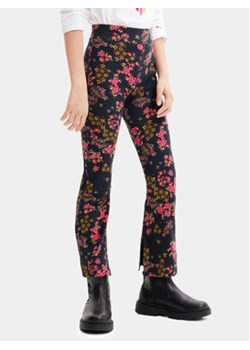 Desigual Spodnie materiałowe 23WGKK03 Czarny Regular Fit ze sklepu MODIVO w kategorii Spodnie dziewczęce - zdjęcie 168520389