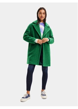 Desigual Płaszcz przejściowy 23WWEW21 Zielony Comfort Fit ze sklepu MODIVO w kategorii Płaszcze damskie - zdjęcie 168520395