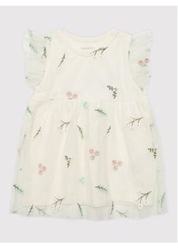 NAME IT Sukienka elegancka 13201191 Biały Regular Fit ze sklepu MODIVO w kategorii Sukienki niemowlęce - zdjęcie 168520408