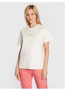 Fila T-Shirt Braila FAW0257 Beżowy Regular Fit ze sklepu MODIVO w kategorii Bluzki damskie - zdjęcie 168520469
