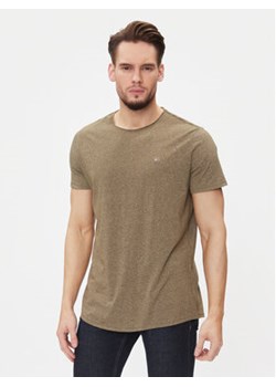 Tommy Jeans T-Shirt Jaspe DM0DM09586 Zielony Slim Fit ze sklepu MODIVO w kategorii T-shirty męskie - zdjęcie 168520635