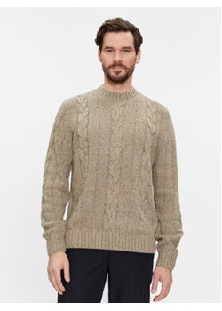 Jack&Jones Sweter 12247818 Beżowy Regular Fit ze sklepu MODIVO w kategorii Swetry męskie - zdjęcie 168521176