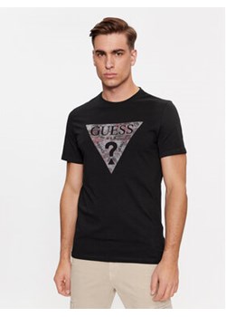 Guess T-Shirt M4RI29 J1314 Czarny Slim Fit ze sklepu MODIVO w kategorii T-shirty męskie - zdjęcie 168522167
