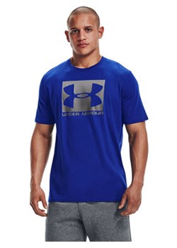 Under Armour T-Shirt UA BOXED SPORTSTYLE SS 1329581 Niebieski Regular Fit ze sklepu MODIVO w kategorii T-shirty męskie - zdjęcie 168522305