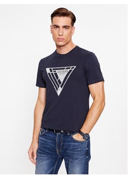 Guess T-Shirt M3BI35 J1314 Niebieski Slim Fit ze sklepu MODIVO w kategorii T-shirty męskie - zdjęcie 168522405