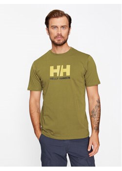 Helly Hansen T-Shirt Logo 33979 Zielony Regular Fit ze sklepu MODIVO w kategorii T-shirty męskie - zdjęcie 168522657