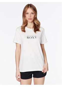 Roxy T-Shirt Noon Ocean ERJZT05490 Biały Regular Fit ze sklepu MODIVO w kategorii Bluzki damskie - zdjęcie 168522687