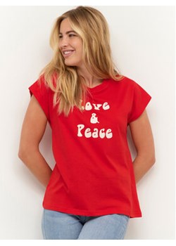 Kaffe T-Shirt Yrma 10507285 Czerwony Loose Fit ze sklepu MODIVO w kategorii Bluzki damskie - zdjęcie 168522755
