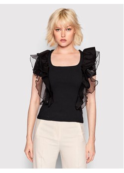 Imperial Bluzka TN71DHN Czarny Slim Fit ze sklepu MODIVO w kategorii Bluzki damskie - zdjęcie 168523168