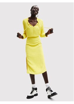 Desigual Sukienka codzienna Bolonia 22WWVW68 Żółty Slim Fit ze sklepu MODIVO w kategorii Sukienki - zdjęcie 168523448