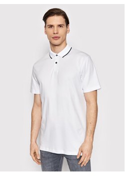 Selected Homme Polo Leroy 16082844 Biały Regular Fit ze sklepu MODIVO w kategorii T-shirty męskie - zdjęcie 168523457