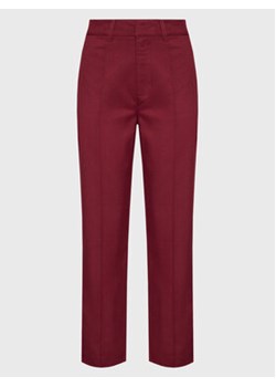 Brixton Spodnie materiałowe Retro 04293 Bordowy Regular Fit ze sklepu MODIVO w kategorii Spodnie damskie - zdjęcie 168523467