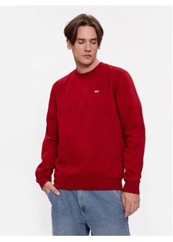 Tommy Jeans Bluza DM0DM09591 Czerwony Regular Fit ze sklepu MODIVO w kategorii Bluzy męskie - zdjęcie 168524075