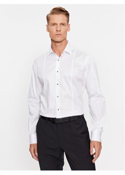 KARL LAGERFELD Koszula 605036 534602 Biały Modern Fit ze sklepu MODIVO w kategorii Koszule męskie - zdjęcie 168524137