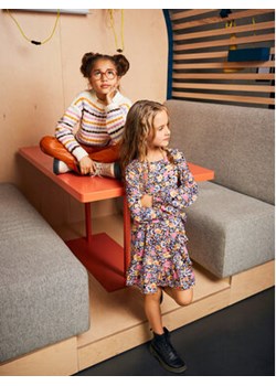 Kids ONLY Sukienka codzienna Lino 15276340 Kolorowy Regular Fit ze sklepu MODIVO w kategorii Sukienki dziewczęce - zdjęcie 168524175