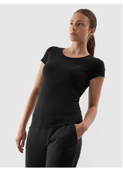 4F T-Shirt 4FAW23TTSHF0906 Czarny Slim Fit ze sklepu MODIVO w kategorii Bluzki damskie - zdjęcie 168524186