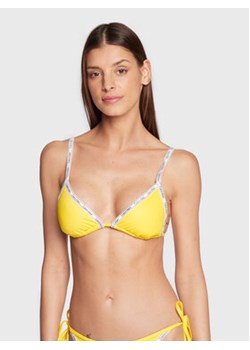 Calvin Klein Swimwear Góra od bikini KW0KW01945 Żółty ze sklepu MODIVO w kategorii Stroje kąpielowe - zdjęcie 168524456