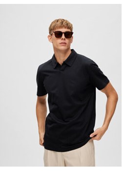 Selected Homme Polo 16088573 Czarny Regular Fit ze sklepu MODIVO w kategorii T-shirty męskie - zdjęcie 168524735