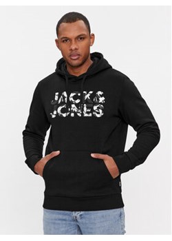 Jack&Jones Bluza Jeff 12250682 Czarny Standard Fit ze sklepu MODIVO w kategorii Bluzy męskie - zdjęcie 168524758