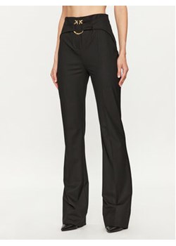 Pinko Spodnie materiałowe Phanton 102263 A18G Czarny Regular Fit ze sklepu MODIVO w kategorii Spodnie damskie - zdjęcie 168525469