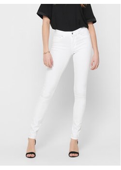 ONLY Jeansy 15195647 Biały Skinny Fit ze sklepu MODIVO w kategorii Jeansy damskie - zdjęcie 168525519