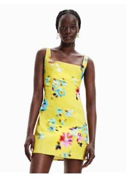 Desigual Sukienka letnia 23SWVW51 Żółty Slim Fit ze sklepu MODIVO w kategorii Sukienki - zdjęcie 168525557