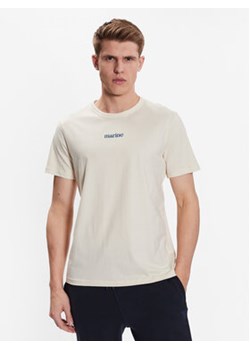 Outhorn T-Shirt TTSHM457 Écru Regular Fit ze sklepu MODIVO w kategorii T-shirty męskie - zdjęcie 168525696