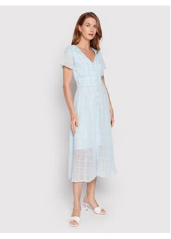 Guess Sukienka letnia Monica W2GK85 WEIU0 Niebieski Regular Fit ze sklepu MODIVO w kategorii Sukienki - zdjęcie 168525806