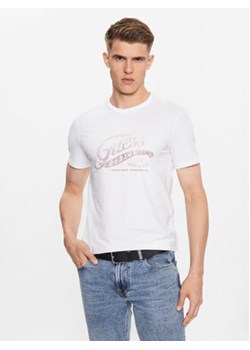 Guess T-Shirt M3YI27 J1314 Biały Slim Fit ze sklepu MODIVO w kategorii T-shirty męskie - zdjęcie 168526899