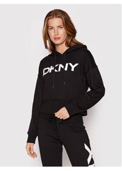 DKNY Sport Bluza DP1T8642 Czarny Regular Fit ze sklepu MODIVO w kategorii Bluzy damskie - zdjęcie 168527408