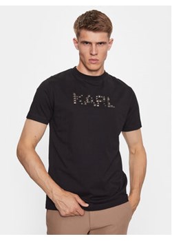 KARL LAGERFELD T-Shirt 755068 534240 Czarny Regular Fit ze sklepu MODIVO w kategorii T-shirty męskie - zdjęcie 168527716