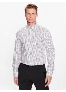 Hugo Koszula 50490080 Biały Extra Slim Fit ze sklepu MODIVO w kategorii Koszule męskie - zdjęcie 168527749