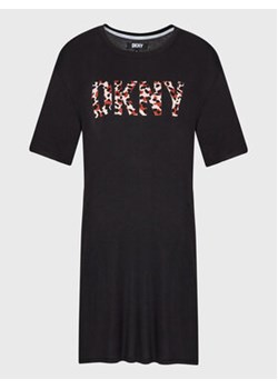 DKNY Koszula nocna YI2322609 Czarny Regular Fit ze sklepu MODIVO w kategorii Koszule nocne - zdjęcie 168528515