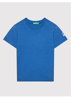 United Colors Of Benetton T-Shirt 3I1XC13E1 Niebieski Regular Fit ze sklepu MODIVO w kategorii T-shirty chłopięce - zdjęcie 168528575