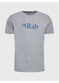 Rab T-Shirt Stance Logo QCB-08-GYM Szary Regular Fit ze sklepu MODIVO w kategorii T-shirty męskie - zdjęcie 168529008