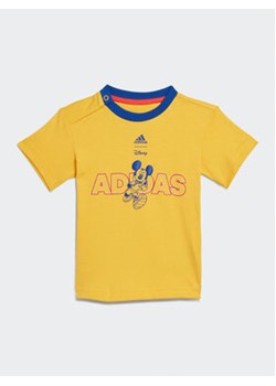adidas T-Shirt IJ9061 Żółty Regular Fit ze sklepu MODIVO w kategorii Koszulki niemowlęce - zdjęcie 168529196