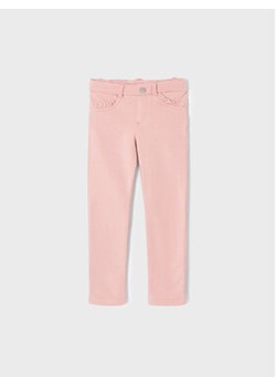 Mayoral Spodnie materiałowe 511 Różowy Regular Fit ze sklepu MODIVO w kategorii Spodnie dziewczęce - zdjęcie 168529475