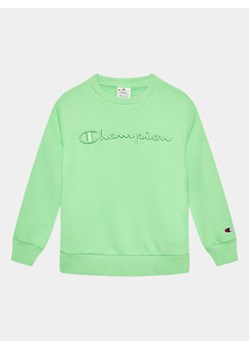 Champion Bluza 306343 Zielony Regular Fit ze sklepu MODIVO w kategorii Bluzy chłopięce - zdjęcie 168529769