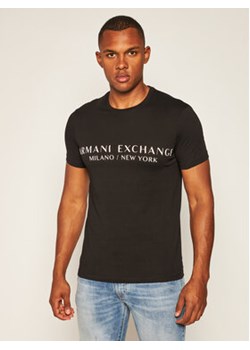 Armani Exchange T-Shirt 8NZT72 Z8H4Z 1200 Czarny Slim Fit ze sklepu MODIVO w kategorii T-shirty męskie - zdjęcie 168530265