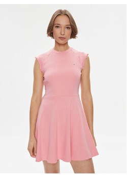 Tommy Jeans Sukienka codzienna Babylock DW0DW17928 Różowy Regular Fit ze sklepu MODIVO w kategorii Sukienki - zdjęcie 168530269