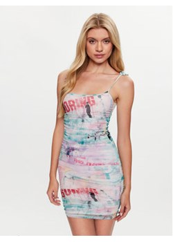 Guess Sukienka codzienna W3YK85 KBAH2 Kolorowy Slim Fit ze sklepu MODIVO w kategorii Sukienki - zdjęcie 168530729