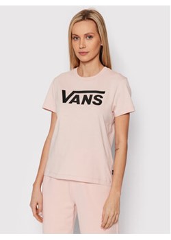 Vans T-Shirt Flying Crew VN0A3UP4 Różowy Regular Fit ze sklepu MODIVO w kategorii Bluzki damskie - zdjęcie 168530749