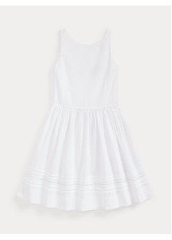 Polo Ralph Lauren Sukienka letnia 313901693001 Biały Regular Fit ze sklepu MODIVO w kategorii Sukienki dziewczęce - zdjęcie 168531227