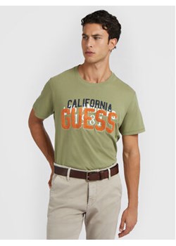 Guess T-Shirt M2BI38 K8FQ4 Zielony Regular Fit ze sklepu MODIVO w kategorii T-shirty męskie - zdjęcie 168531295