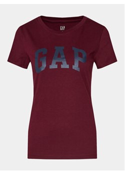 Gap T-Shirt 268820-61 Bordowy Regular Fit ze sklepu MODIVO w kategorii Bluzki damskie - zdjęcie 168531649