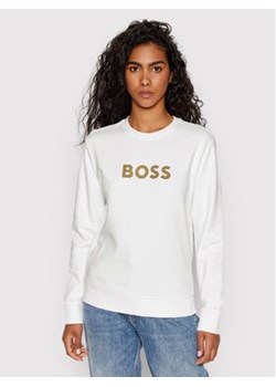 Boss Bluza 50468357 Biały Regular Fit ze sklepu MODIVO w kategorii Bluzy damskie - zdjęcie 168531725