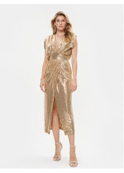 Rinascimento Sukienka koktajlowa CFC0116008003 Złoty Regular Fit ze sklepu MODIVO w kategorii Sukienki - zdjęcie 168531929
