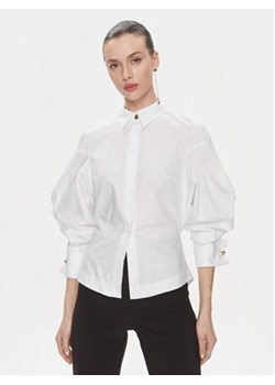 Elisabetta Franchi Koszula CA-017-41E2-V300 Biały Regular Fit ze sklepu MODIVO w kategorii Koszule damskie - zdjęcie 168532135